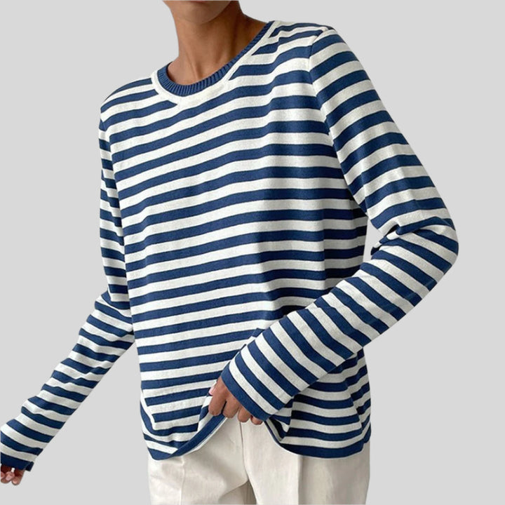 Skylar | Damen Gestreifter Pullover | Sommer