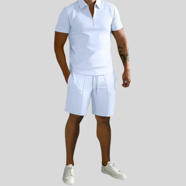 Halin | Herren Moderner Sommer-Set | Mit Kurzer Hose