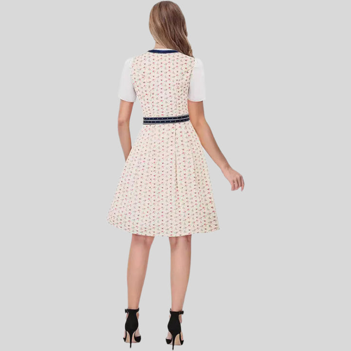 Elegantes Blaues Oktoberfest-Dirndlkleid | Mini