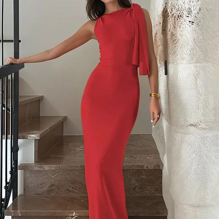 Stilvolles Asymmetrisches Kleid | Maxi