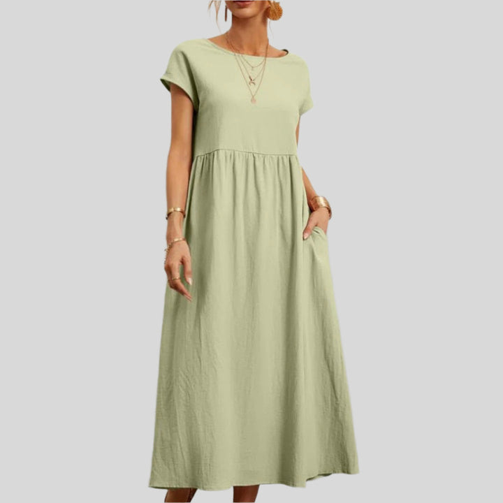 Michaela | Damen Stylisches Sommerkleid | Maxi