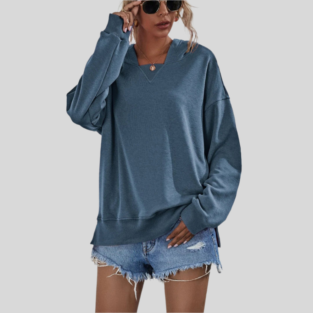 Liorah | Damen Gemütlicher Übergroßer Sweatshirt | Kapuze