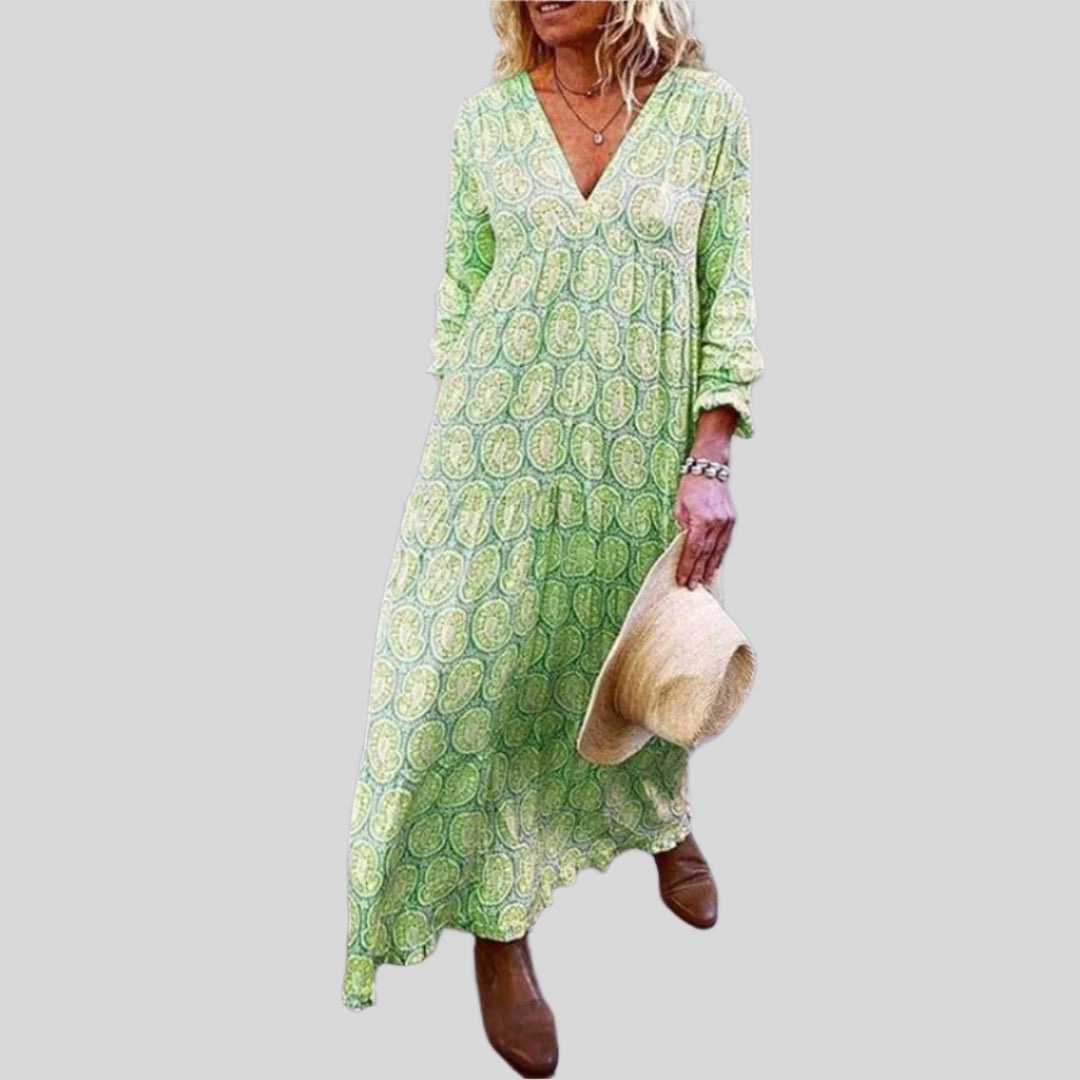 Wrenna | Damen Elegantes Sommerkleid | Maxi