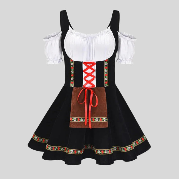 Elegantes Mini-Dirndl für das Oktoberfest | Kurzarmlig und stilvoll