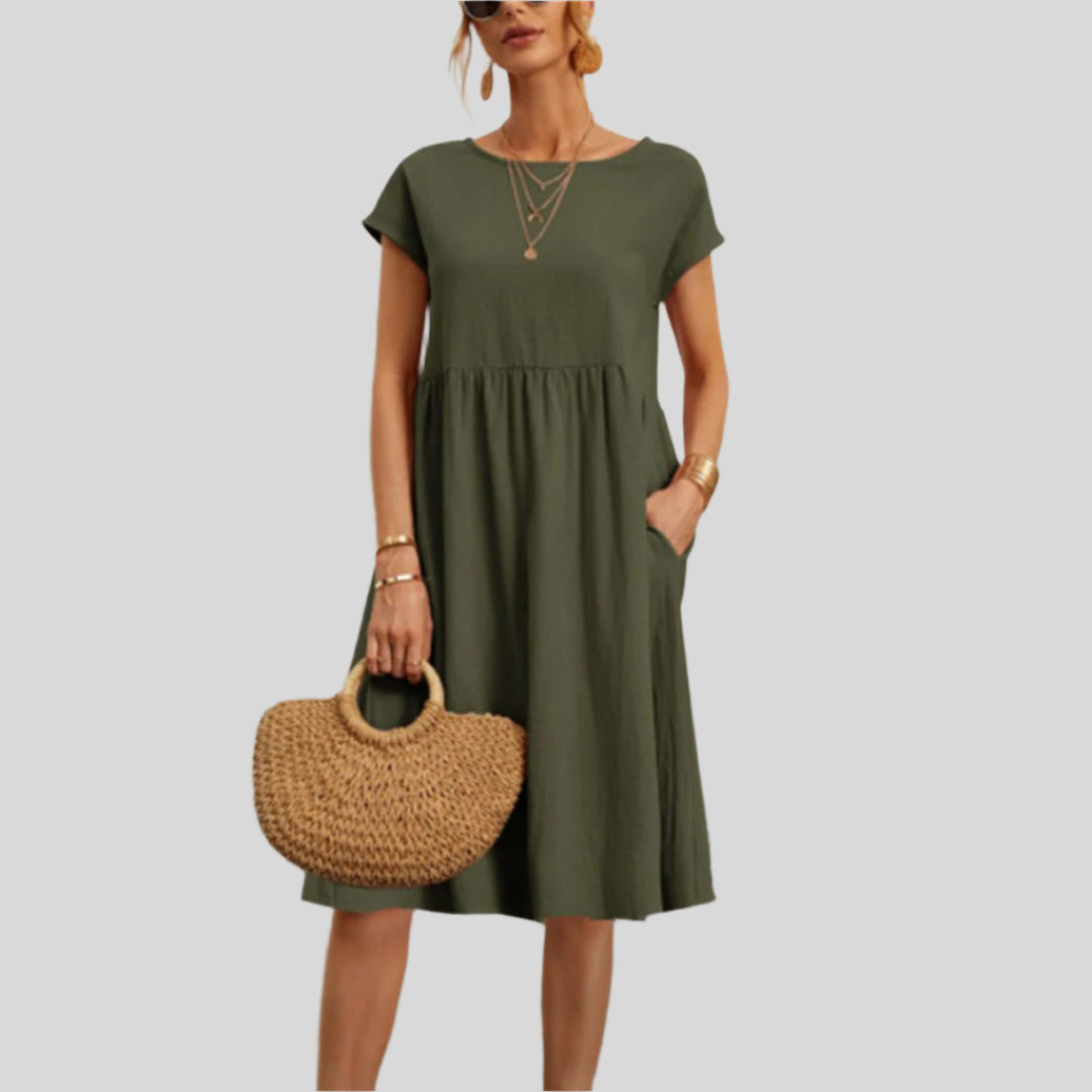 Quinn | Damen Elegantes Sommerkleid | Midi