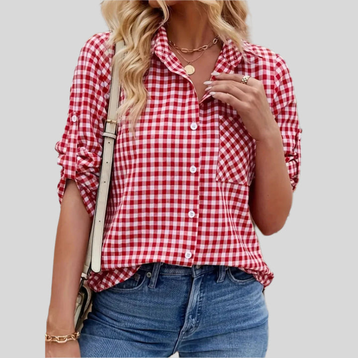 Lässiges Button-Down-Hemd | Lange Ärmel