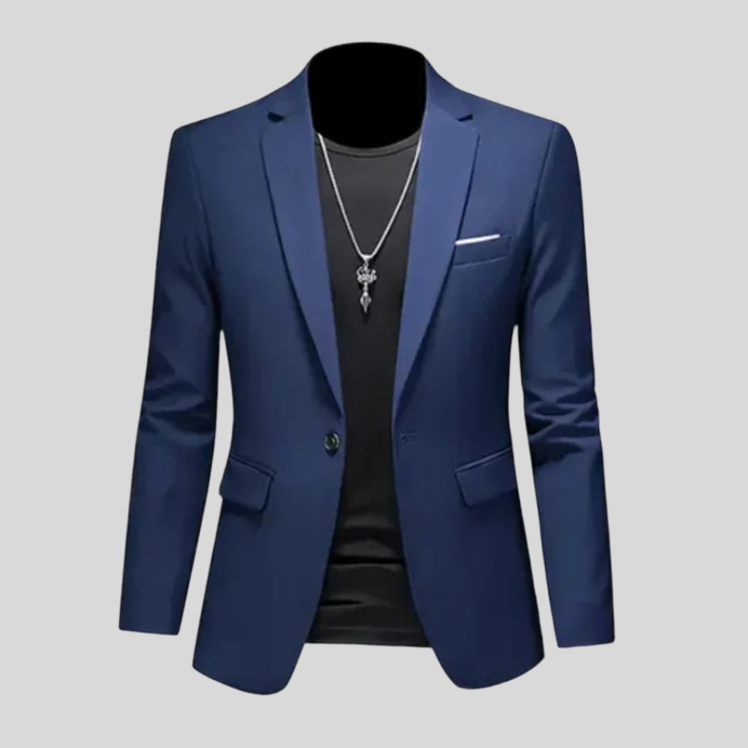 Campbell | Herren Klassischer Formeller Blazer | Langarm