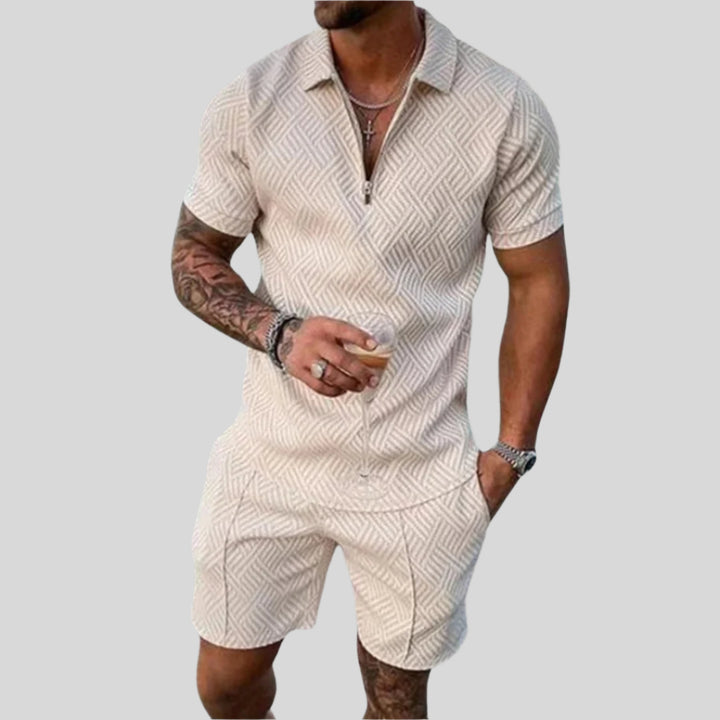 Theo | Herren Sportliches Zweiteiliges Set | Shorts