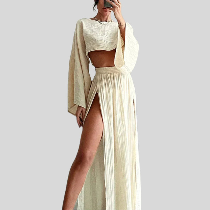 Alexia | Damen Elegantes Zweiteiliges Set | Sommer