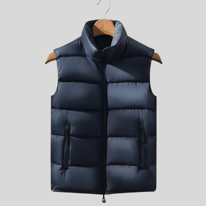 Tarian | Herren Reißverschluss Puffer Weste | Ärmellos