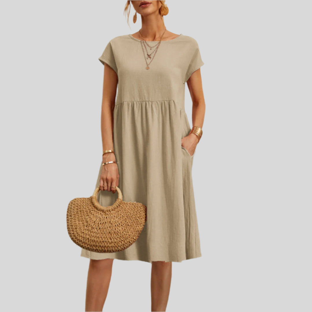 Quinn | Damen Elegantes Sommerkleid | Midi