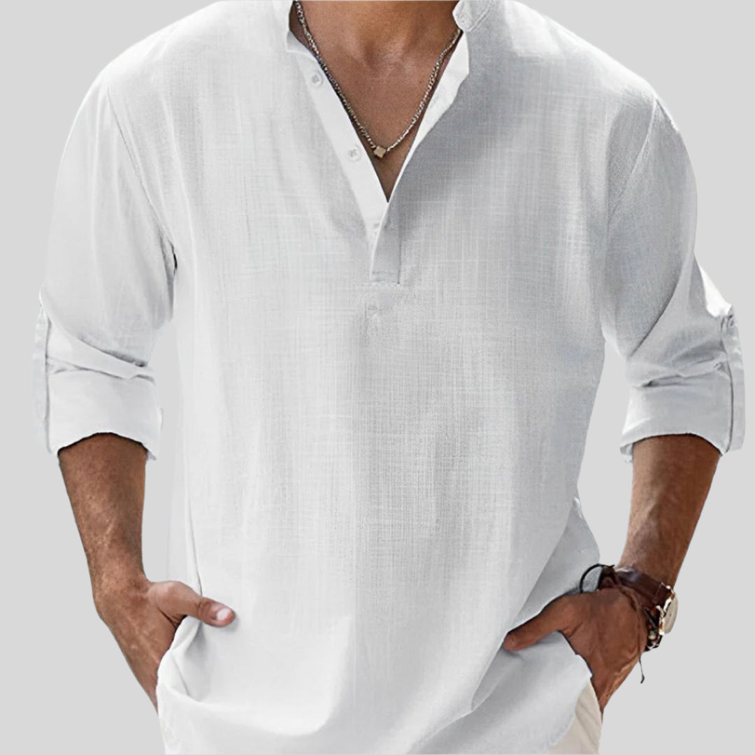 Philipp | Herren Elegantes Sommerhemd | Langarm