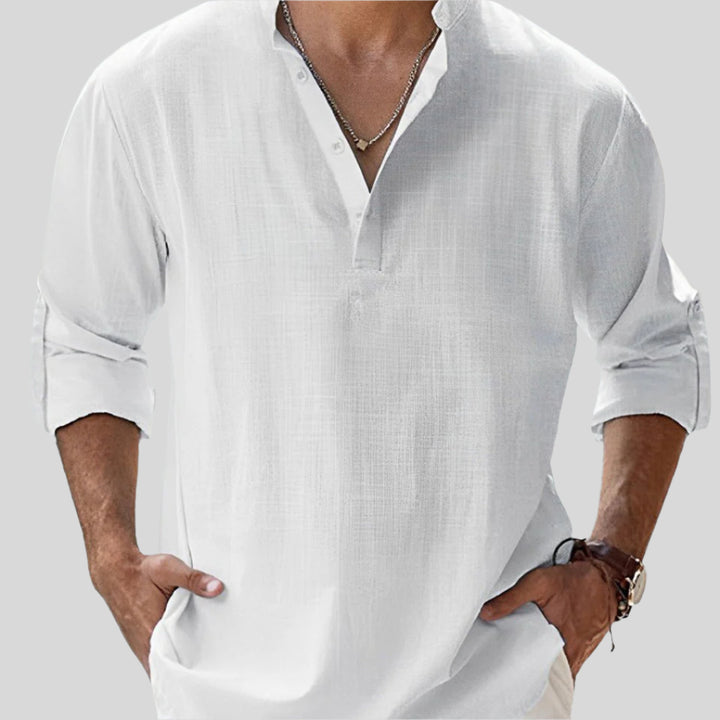 Philipp | Herren Elegantes Sommerhemd | Langarm