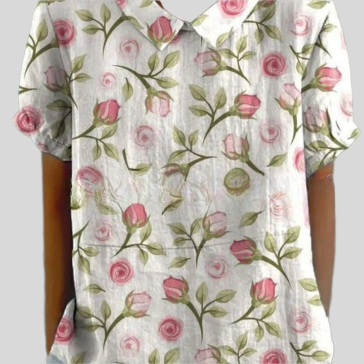 Elegante Blumen Bluse | Sommer