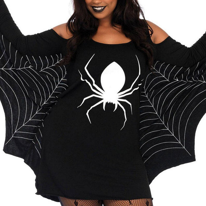 Gothic Spider Halloween Kostüm-Kleid | Mini