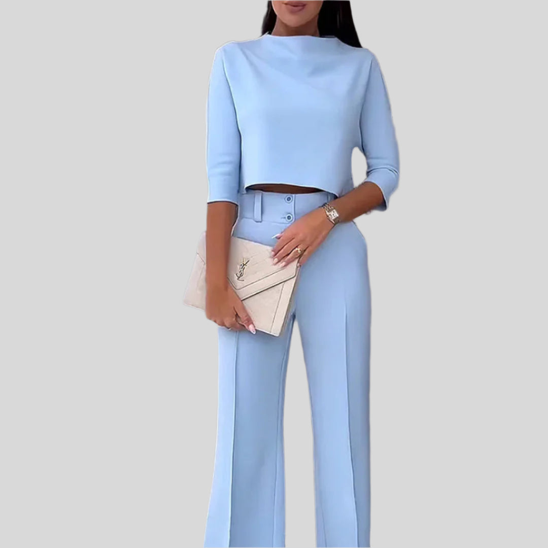 Nadya | Damen Twin Set | Elegant
