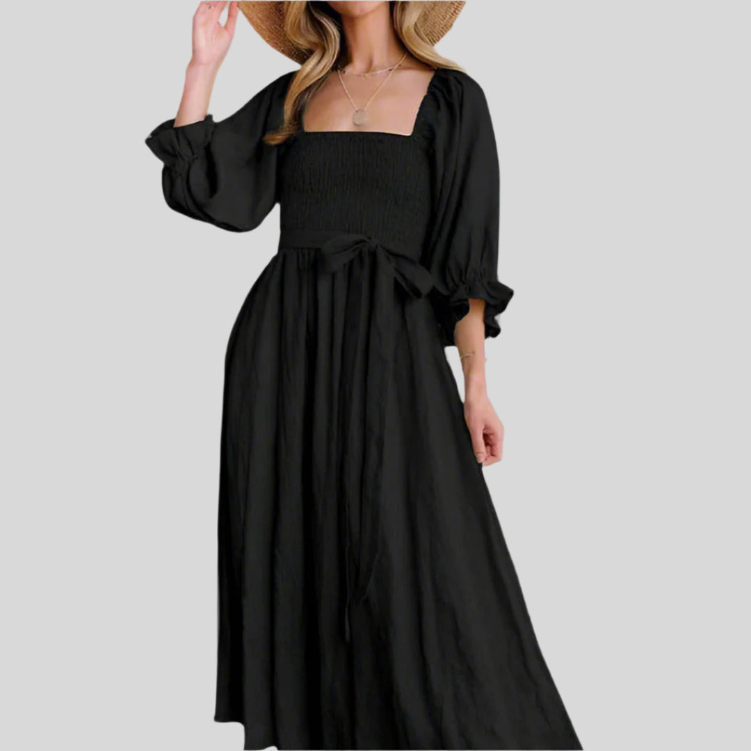 Naomi | Damen Elegant Sommerkleid | Midi