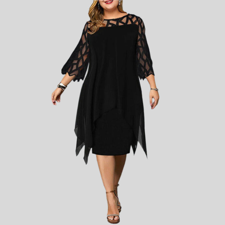 Henriette | Damen Elegantes Midi Kleid | Sommer