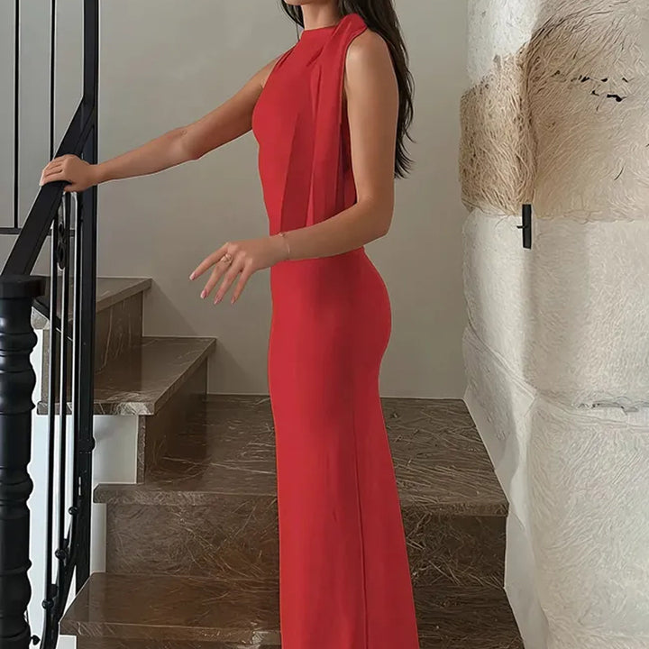 Stilvolles Asymmetrisches Kleid | Maxi