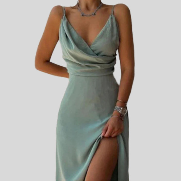Ärmelloses Abendkleid | Maxi