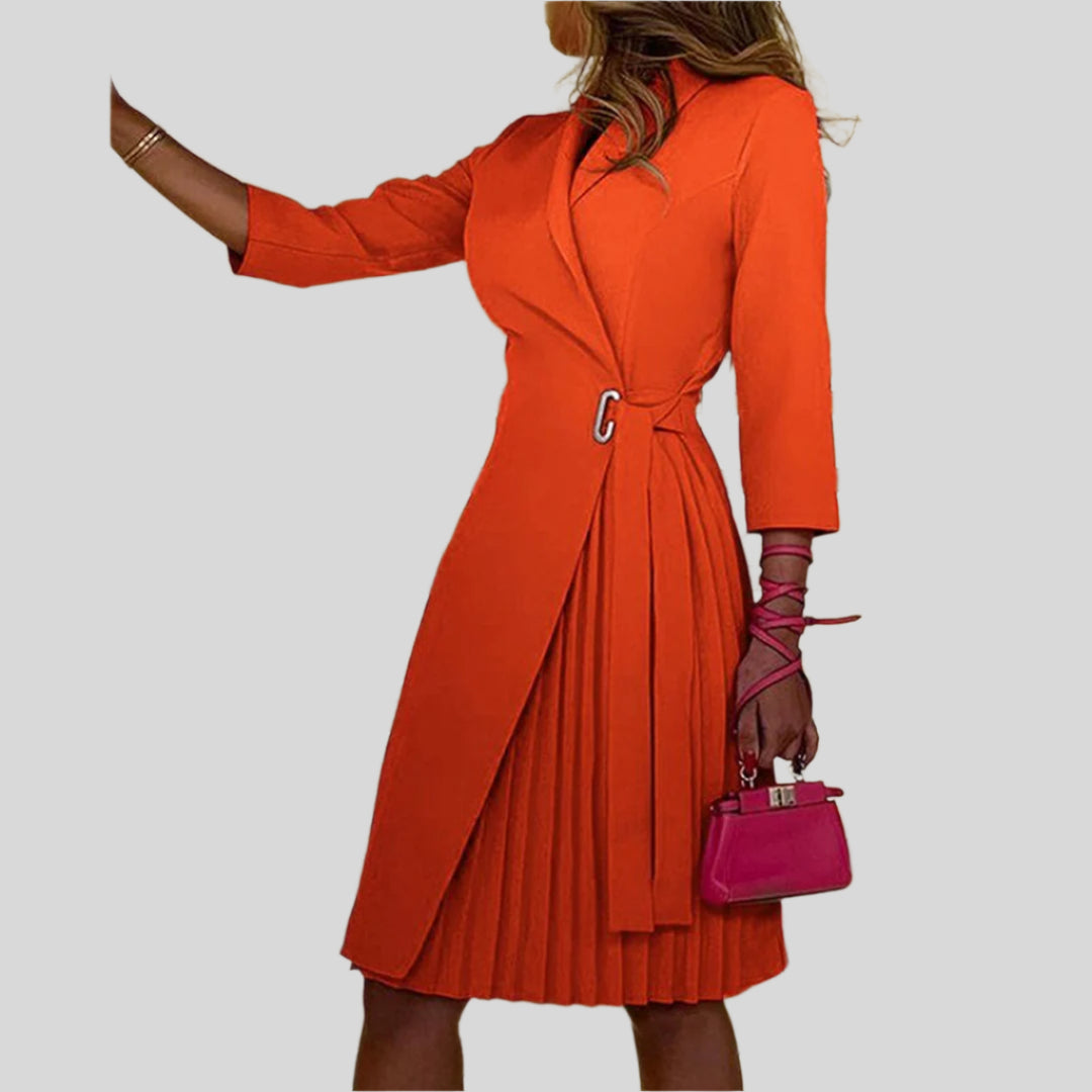 Elegant Blazer Kleid | Gekerbter Kragen