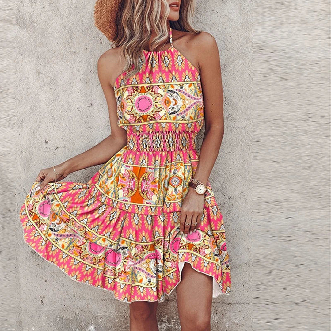 Lässiges Ärmelloses Sommerkleid | Mini