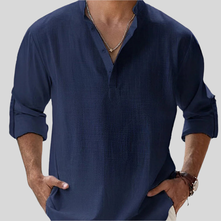 Philipp | Herren Elegantes Sommerhemd | Langarm