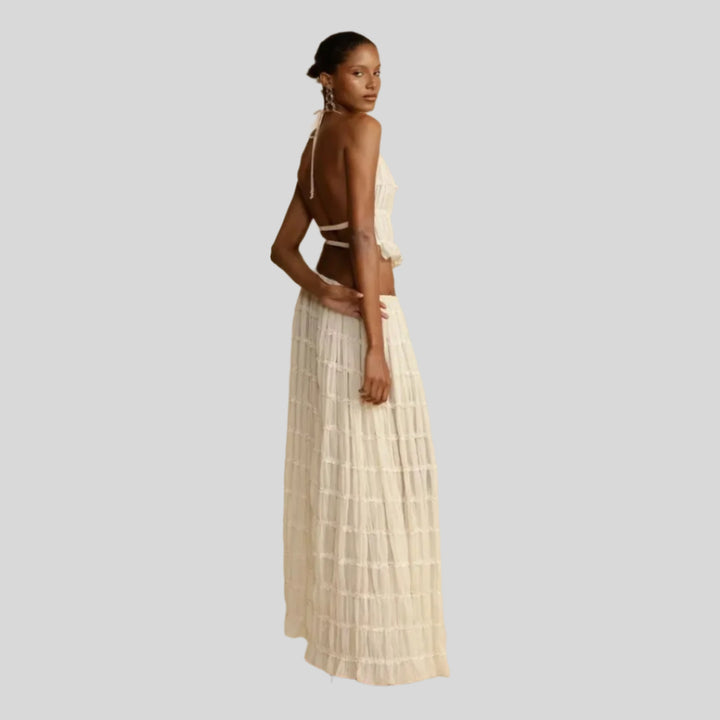 Ysella | Damen Leichtes Zweiteiliges Set | Elegant