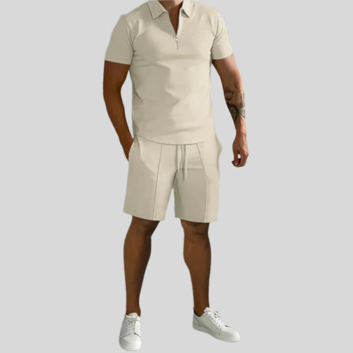 Halin | Herren Moderner Sommer-Set | Mit Kurzer Hose