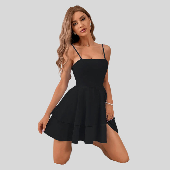 Elegant Schleife Bandage Slip Kleid | Mini