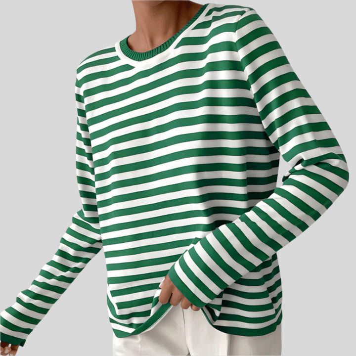 Skylar | Damen Gestreifter Pullover | Sommer