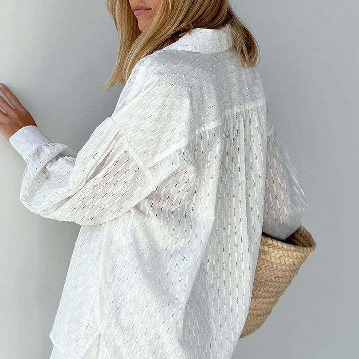 Elegantes Hemd-und-Shorts-Set | Leichtgewichtig