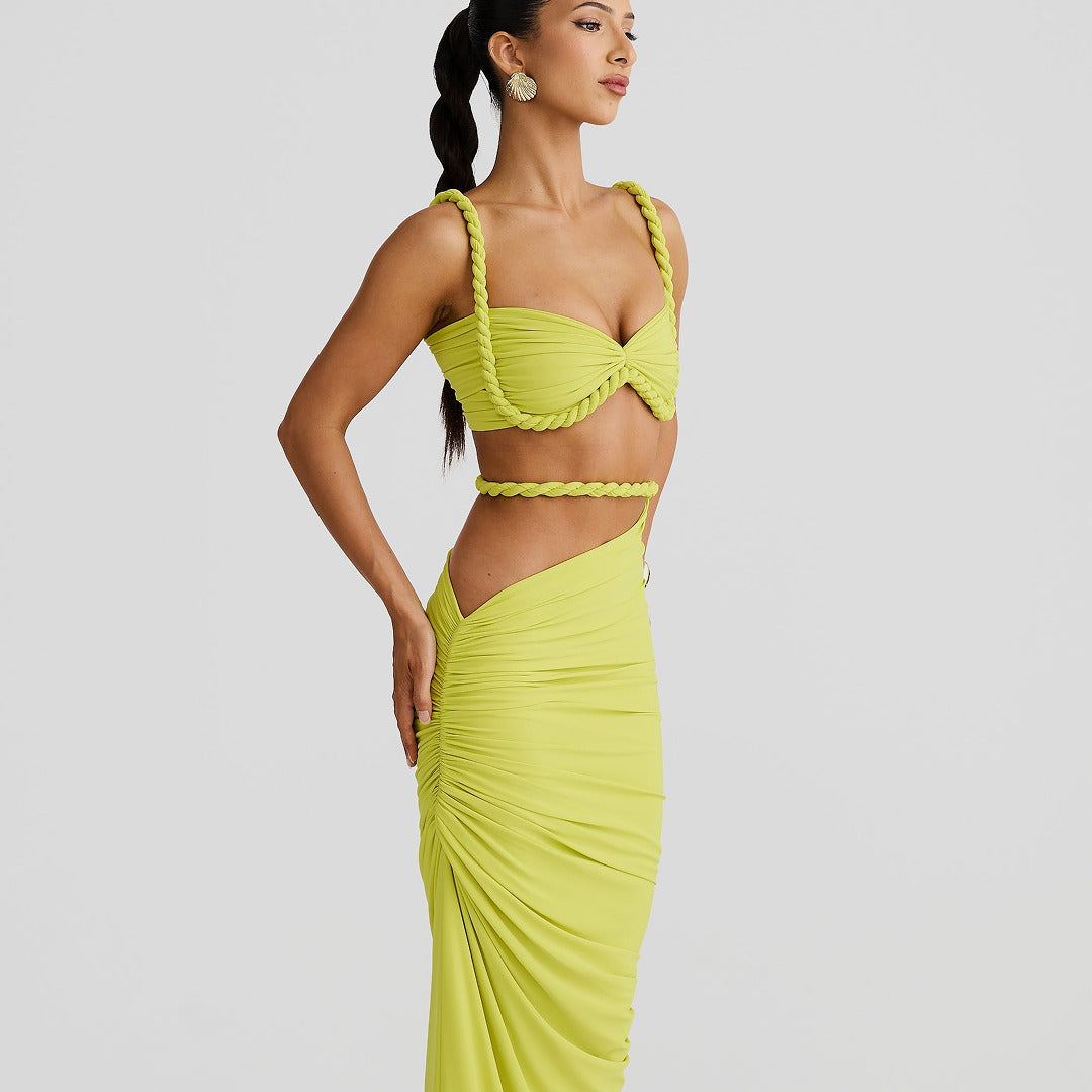 Elegantes Zweiteiliges Kleid-Set | Sommer