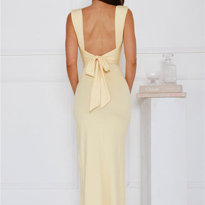 Elegantes Maxikleid mit Schlitz | Sommer