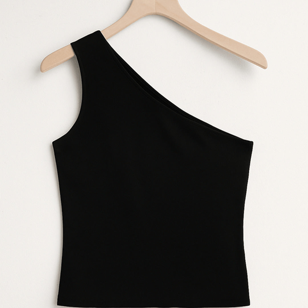 One-Shoulder-Top  Figurbetont | Ärmellose