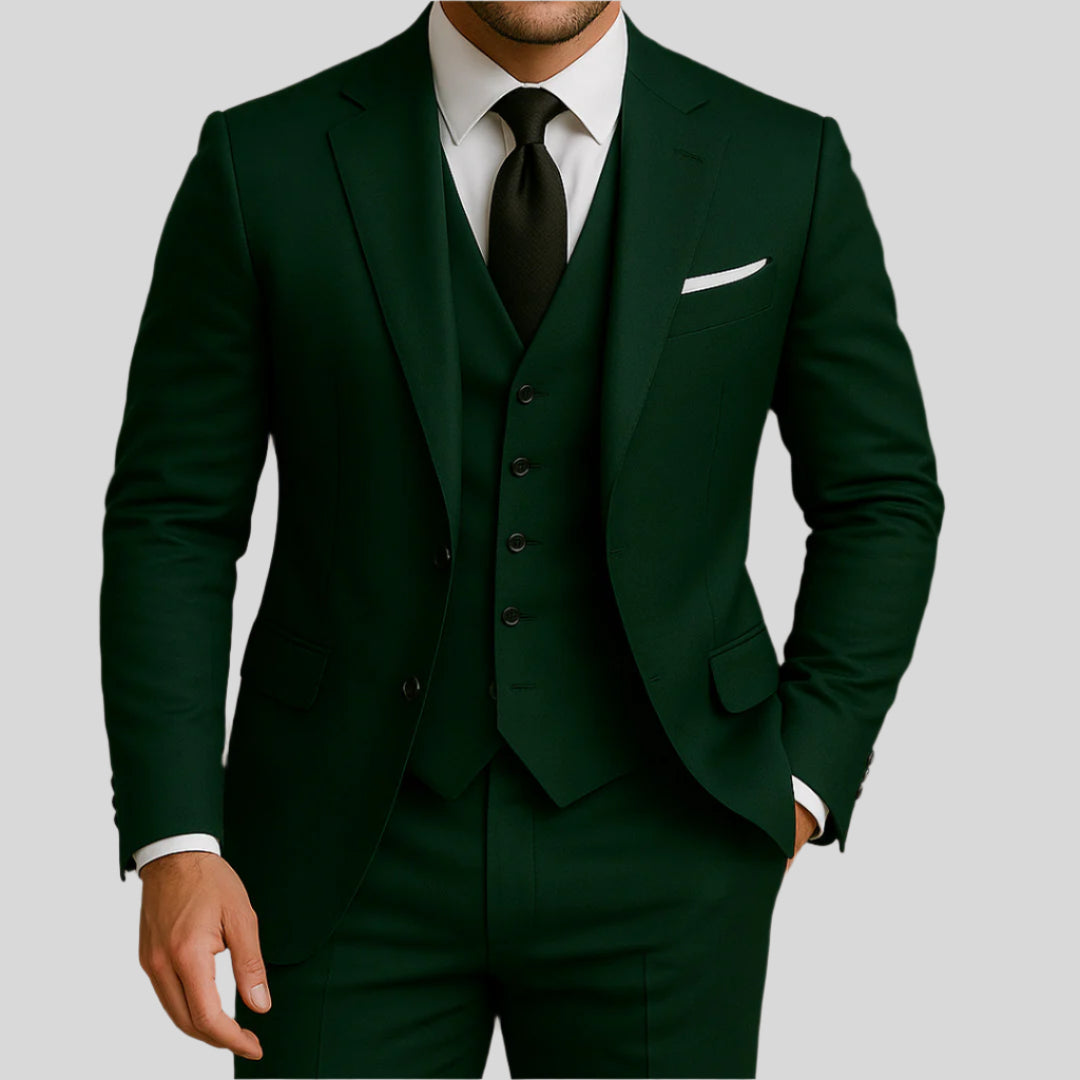 Alistair | Herren Elegantes 3-teiliges Anzug-Set | Luxus