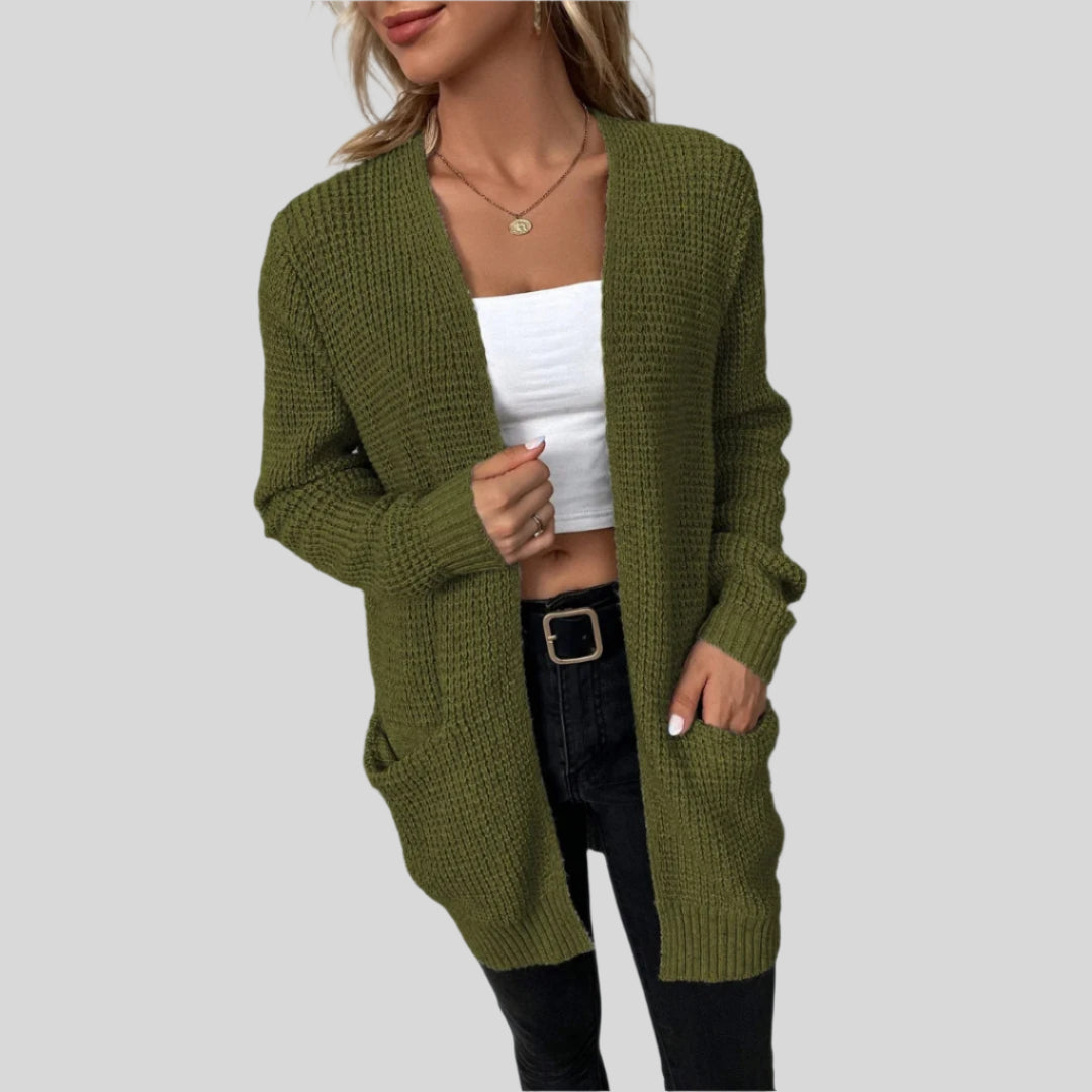 Warm Strickjacke | Übergroß