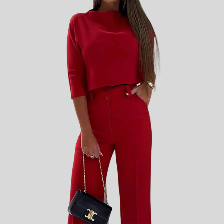 Nadya | Damen Twin Set | Elegant