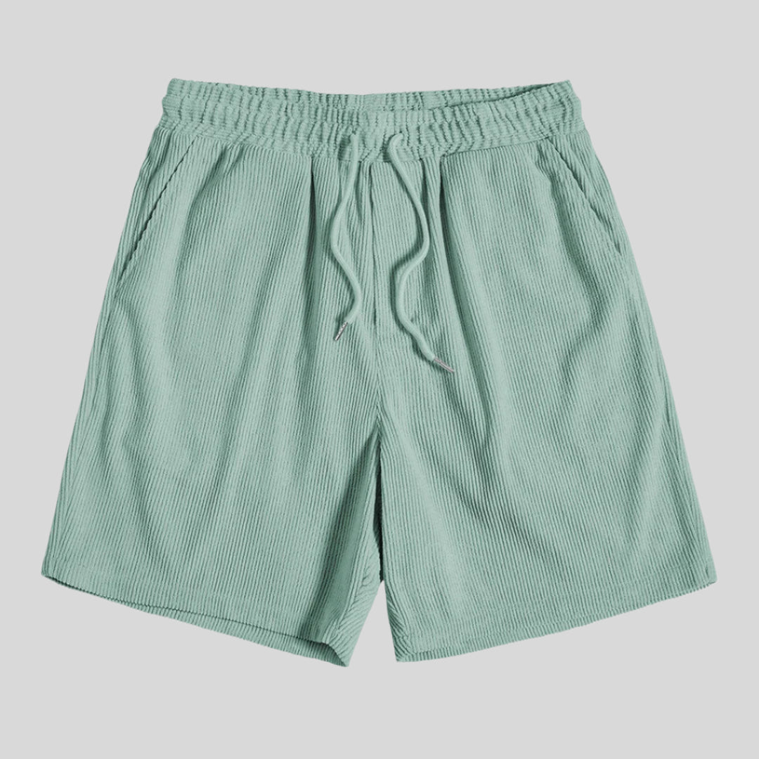 Zbyszko | Herren Kurzarm Plissee Hemd Short Set | Leicht