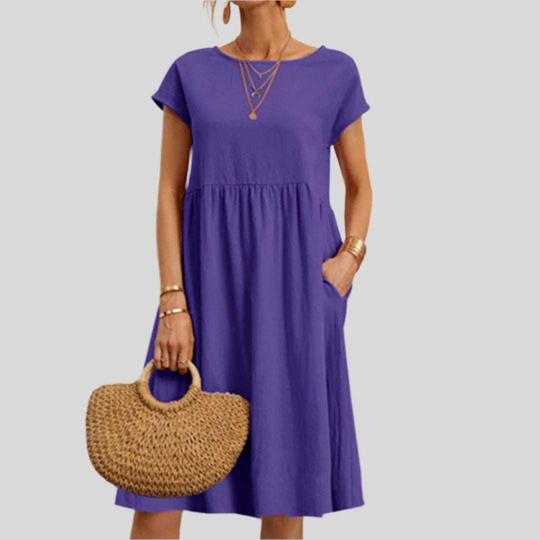 Quinn | Damen Elegantes Sommerkleid | Midi