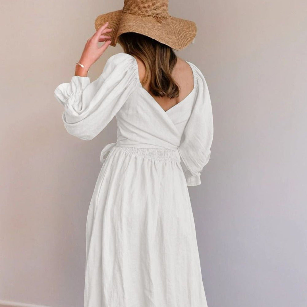 Naomi | Damen Elegant Sommerkleid | Midi