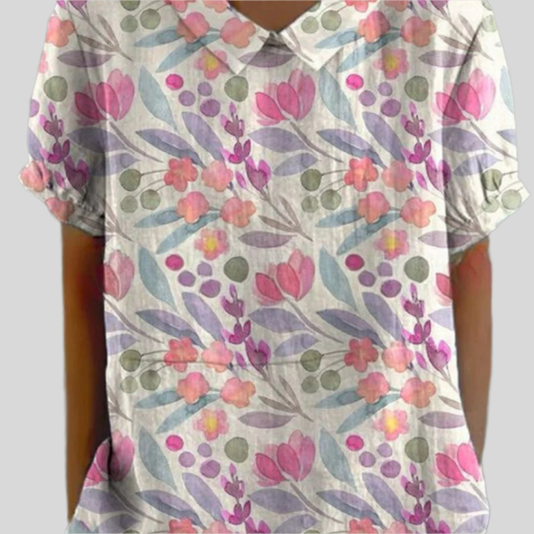 Elegante Blumen Bluse | Sommer