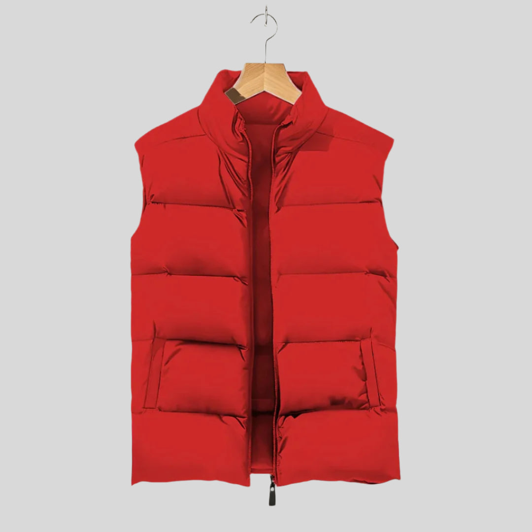 Tarian | Herren Reißverschluss Puffer Weste | Ärmellos