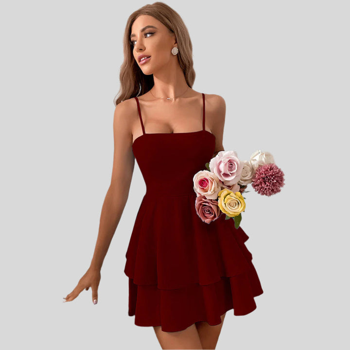 Elegant Schleife Bandage Slip Kleid | Mini