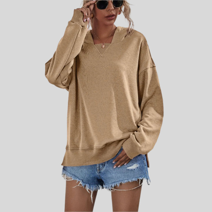 Liorah | Damen Gemütlicher Übergroßer Sweatshirt | Kapuze