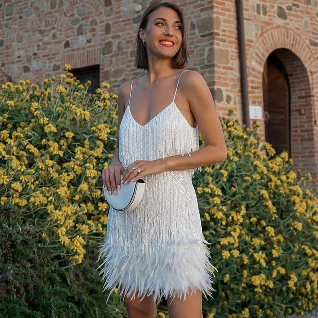Irmgard | Damen Stilvolles Cocktailkleid | Mini