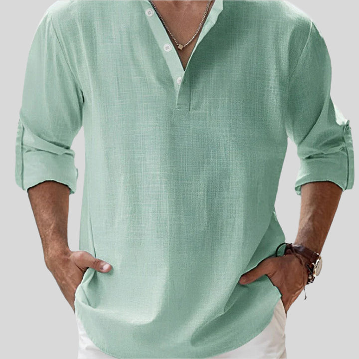 Philipp | Herren Elegantes Sommerhemd | Langarm