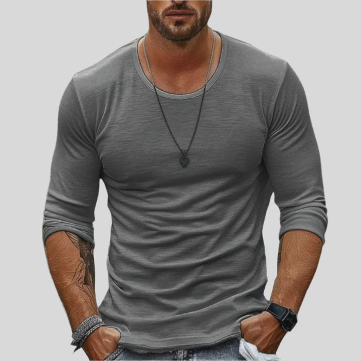 Yigit | Herren Langarm T Hemd | Stilvoll