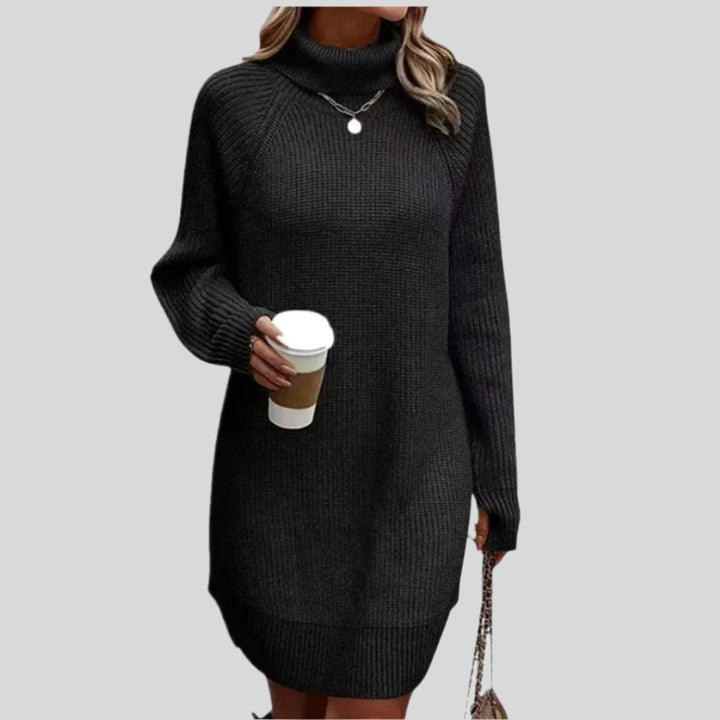 Georgia | Damen Elegantes Strickkleid | Midi