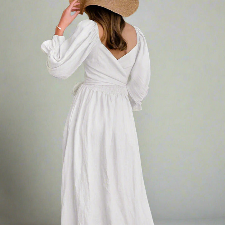 Naomi | Damen Elegant Sommerkleid | Midi